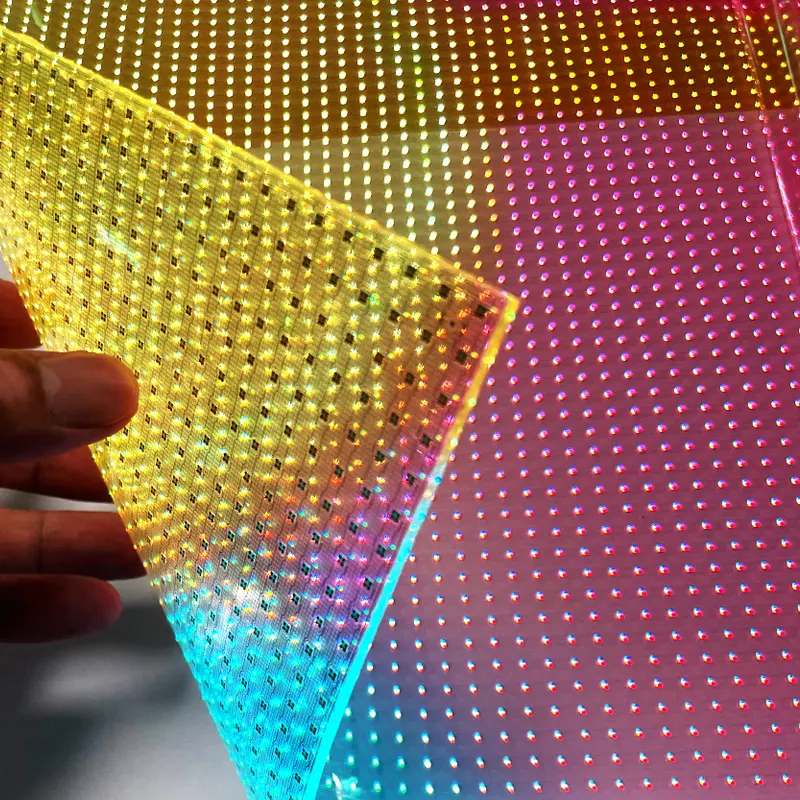 led crystal film screens